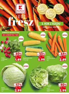 Kaufland gazetka - Super Sobota od 09.08.2025 | Strona: 22 | Produkty: Kapusta, Kukurydza, Kapusta biała, Warzywa