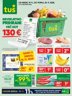 Tuš katalog akcije – veljaven od 19.11.2025