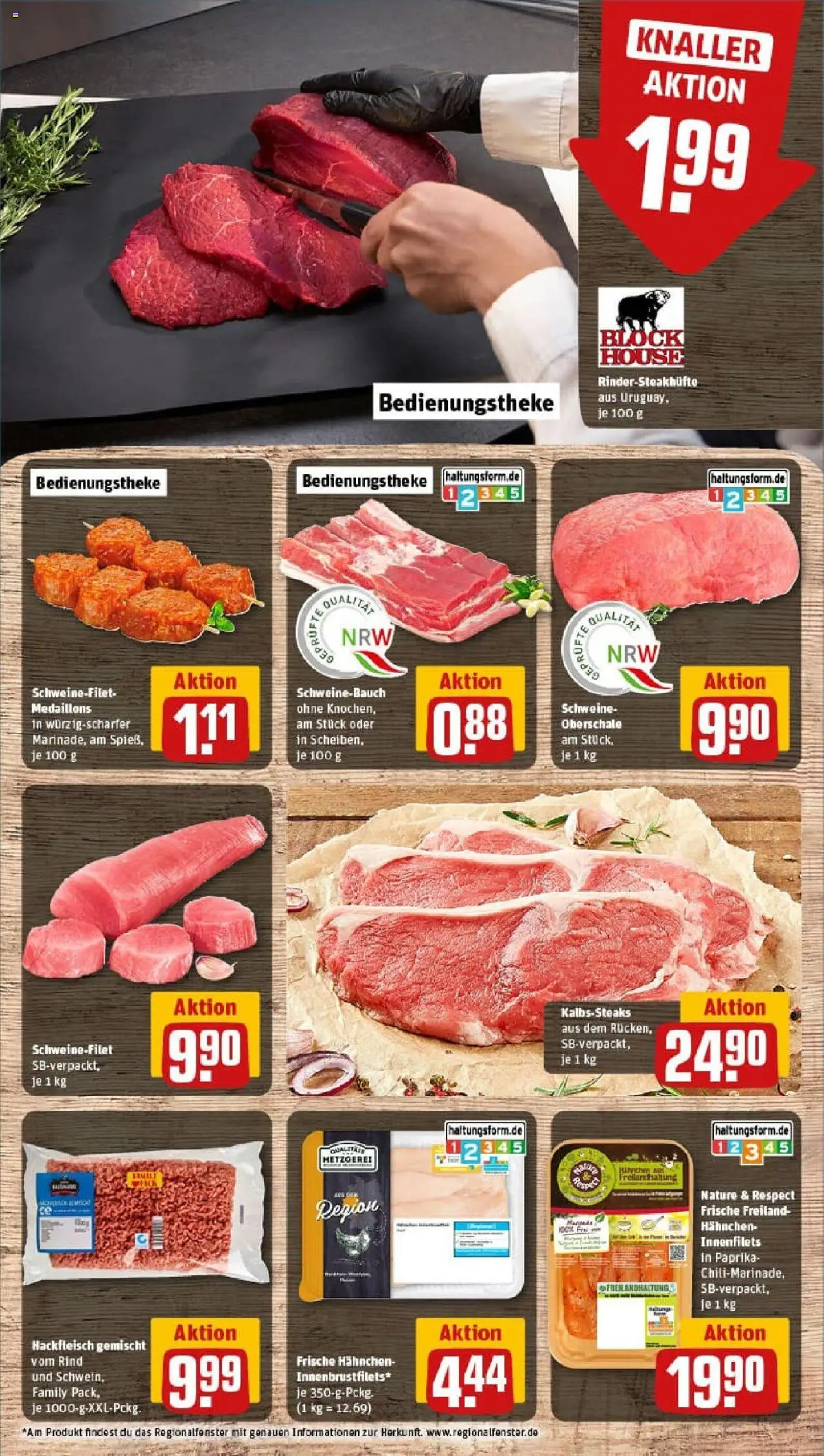 Rewe prospekt Königswinter / Thomasberg	 - gültig ab dem 06.07.2025 | Seite: 8 | Produkte: Top, Schweinefilet, Paprika, Steak