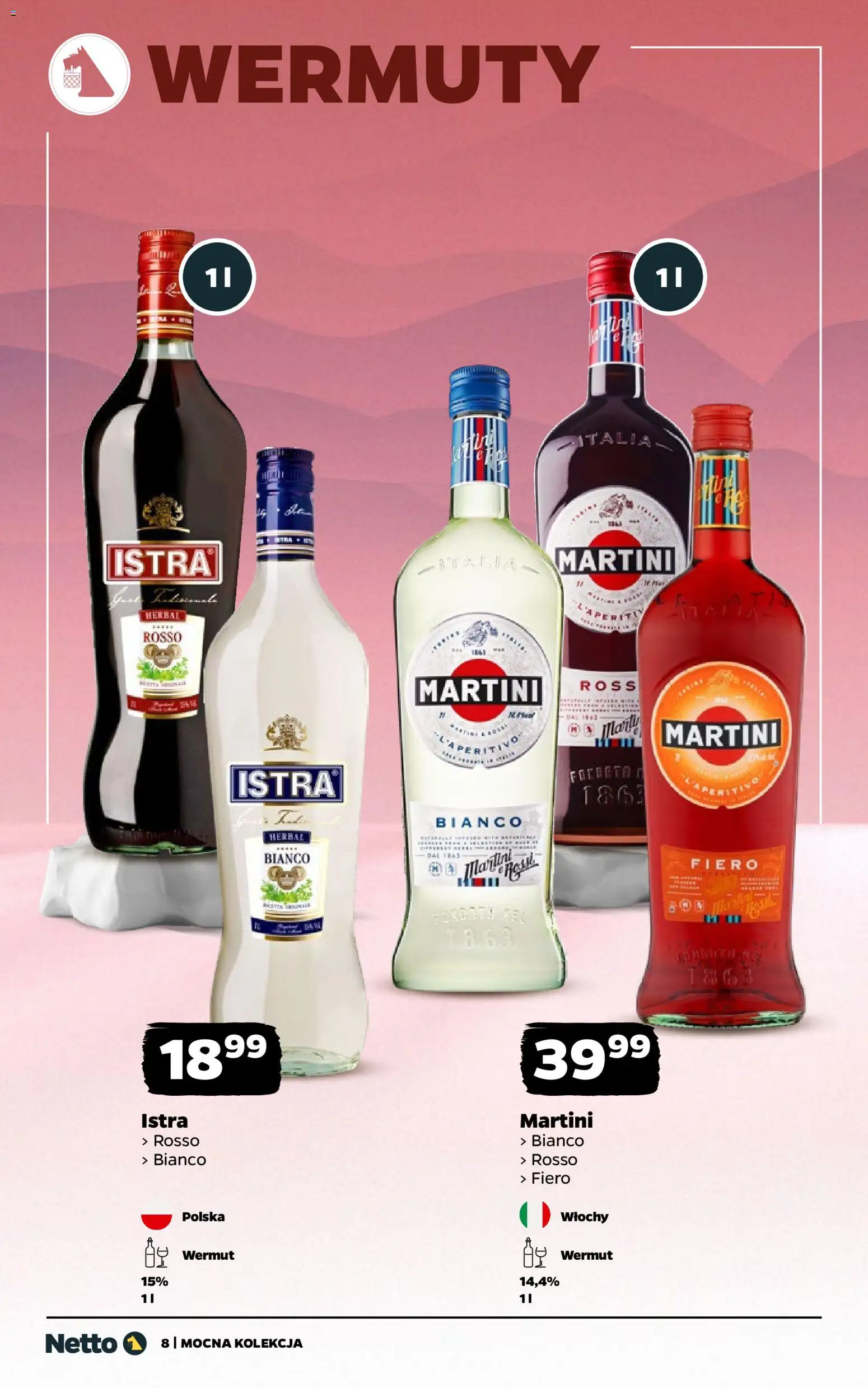Netto gazetka - Wina od 24.11.2025 | Strona: 8 | Produkty: Martini
