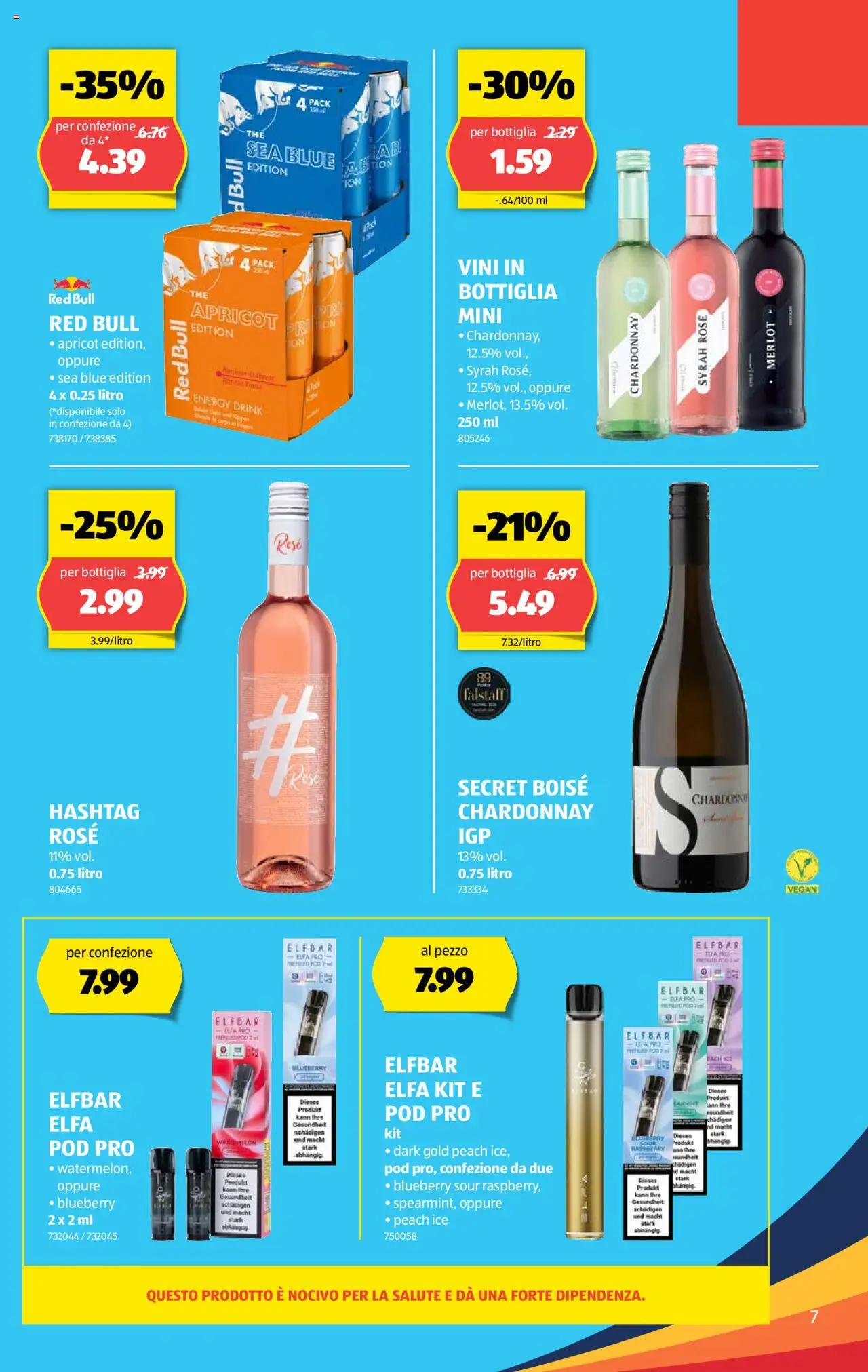 Aldi Volantino ab 28.08.2025 | Seite: 7 | Produkte: Red bull, Merlot