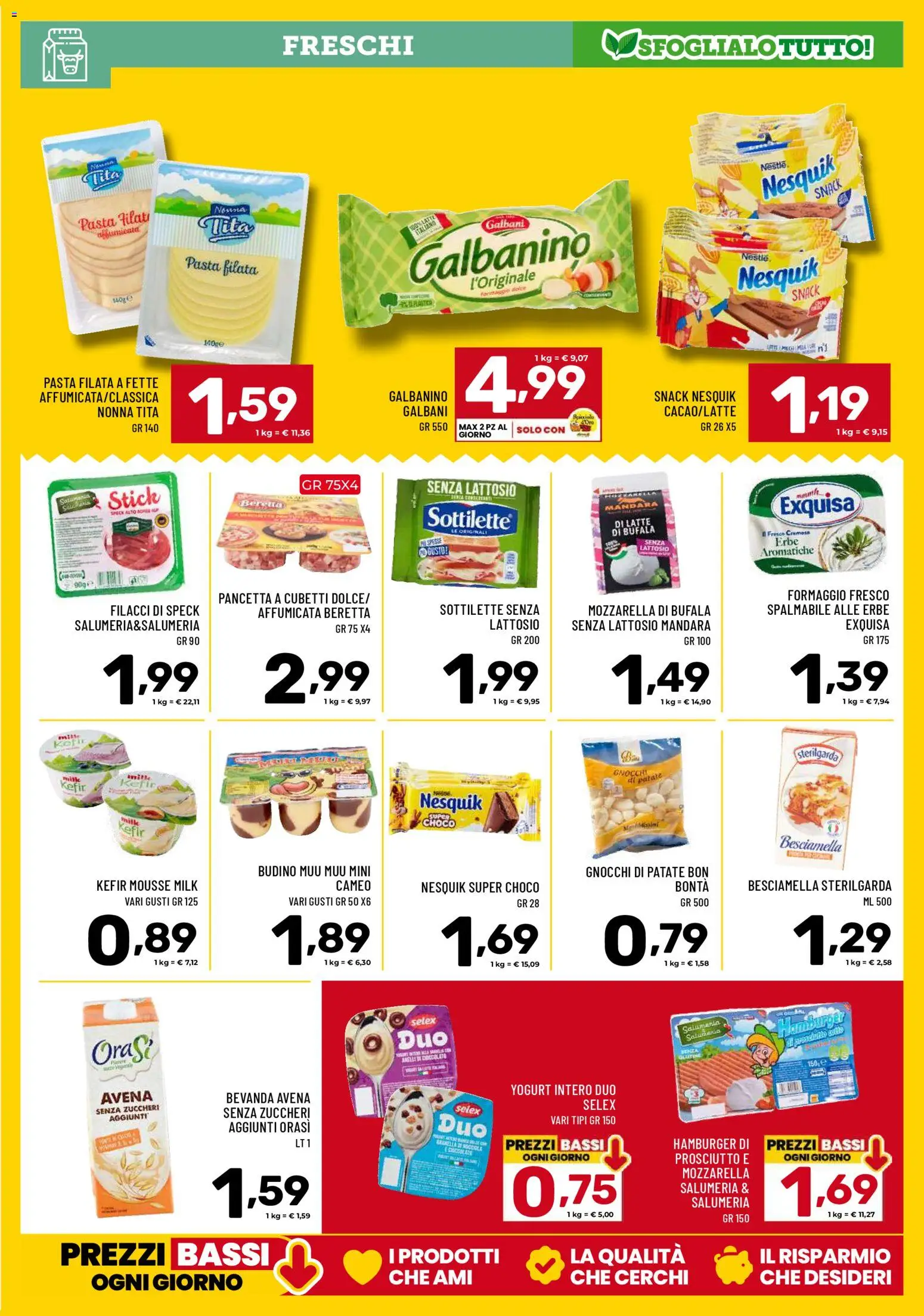 Volantino Il Centesimo del 13.02.2026 | Pagina: 7 | Prodotti: Patate, Formaggio, Gnocchi, Budino