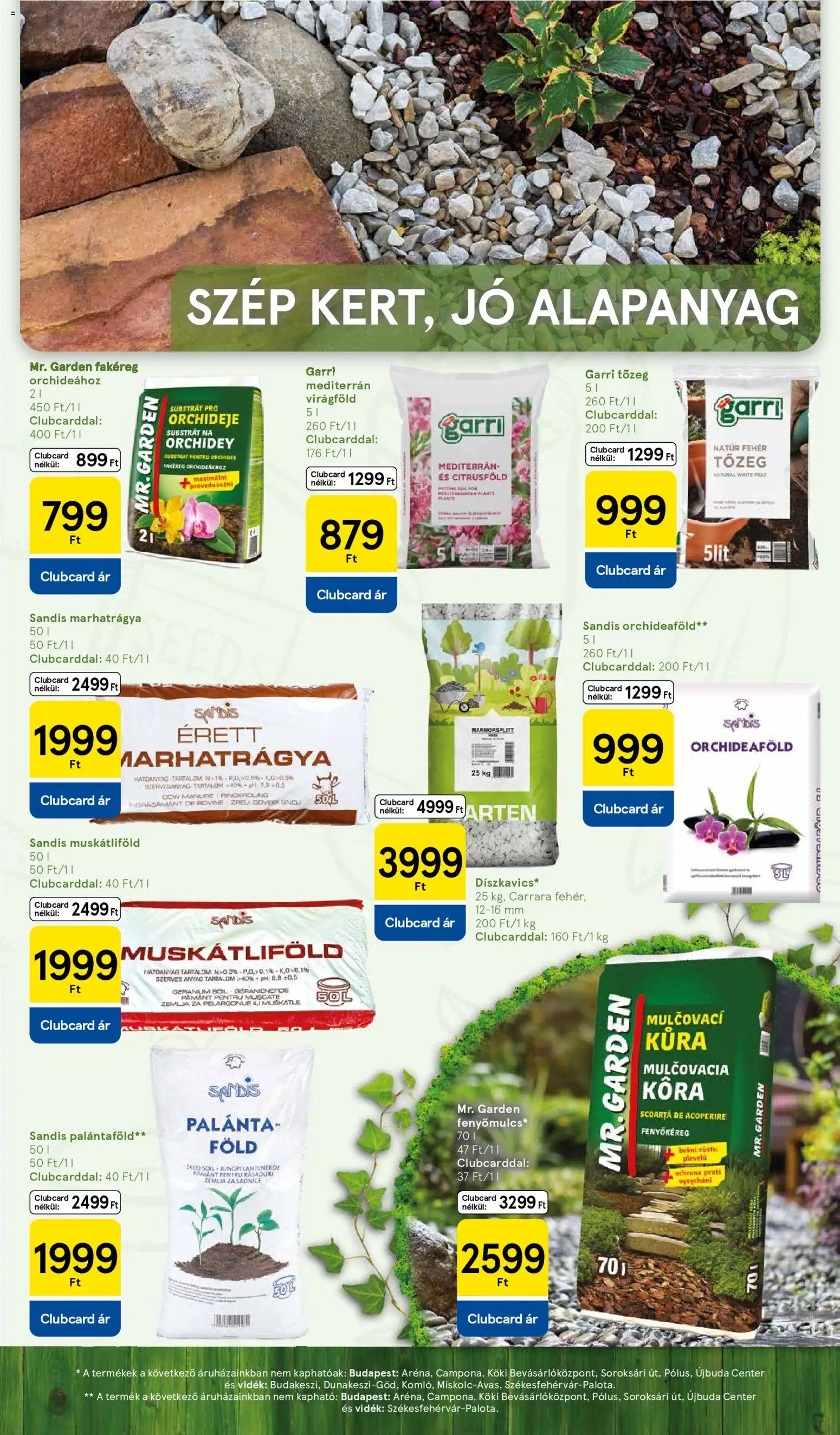 Tesco akciós ujság - amely érvényes a következő dátumtól: 04.03.2026 | Oldal: 5 | Termékek: Virágföld