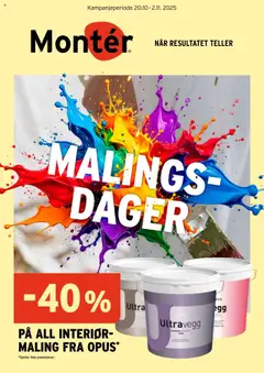Forhåndsvisning av Montér kundeavis gyldig fra 20.10.2025