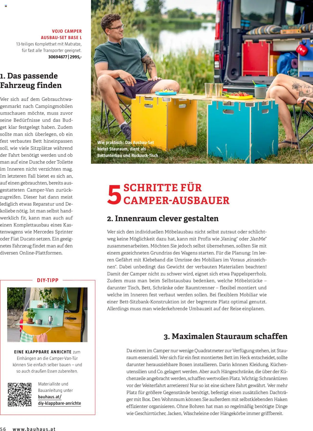 Bauhaus passt! Magazin gültig ab 14.04.2025 | Seite: 56 | Produkte: Gewicht, Bett, Anrichte, Dusche