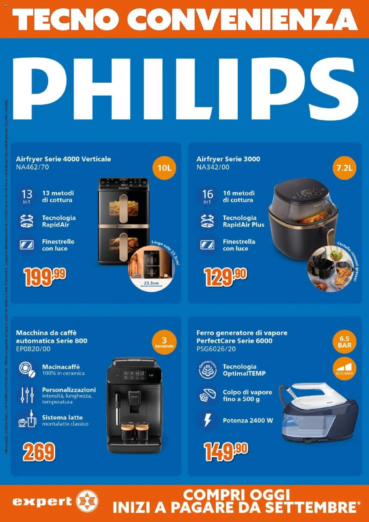 Volantino Expert del 26.03.2026 | Pagina: 19 | Prodotti: Macchina da caffe, Caffè, Latte, Generatore