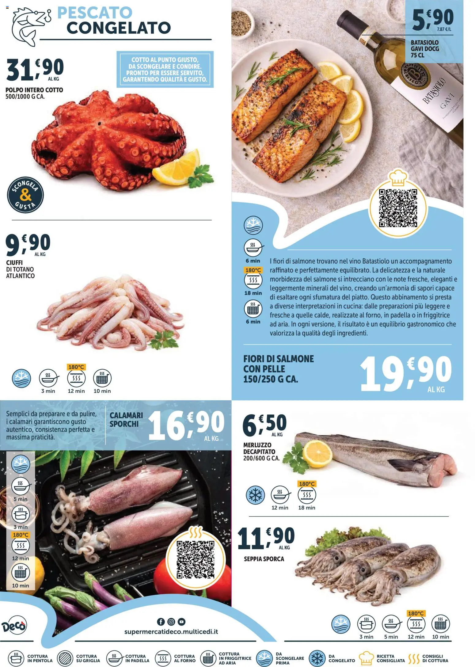 Volantino Decò del 27.03.2026 | Pagina: 2 | Prodotti: Merluzzo, Vino, Forno, Totano