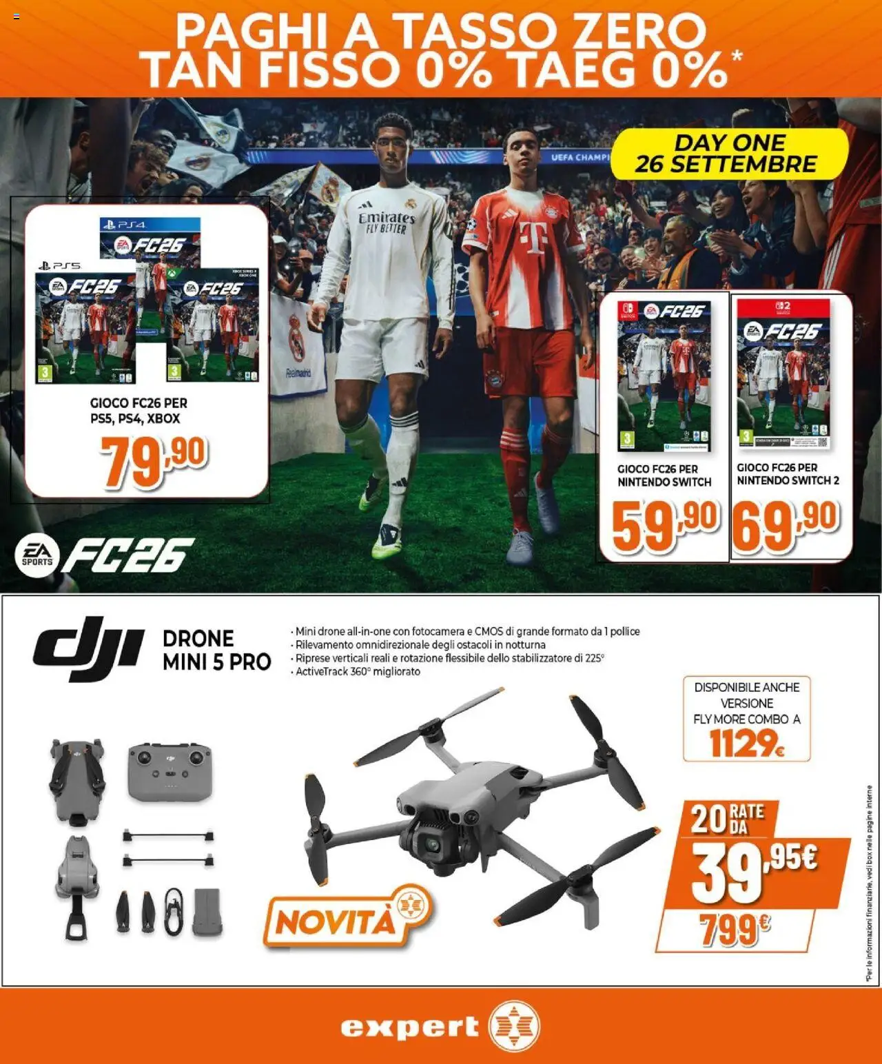 Volantino Expert del 25.09.2025 | Pagina: 11 | Prodotti: Drone, Fotocamera, Xbox, Gioco