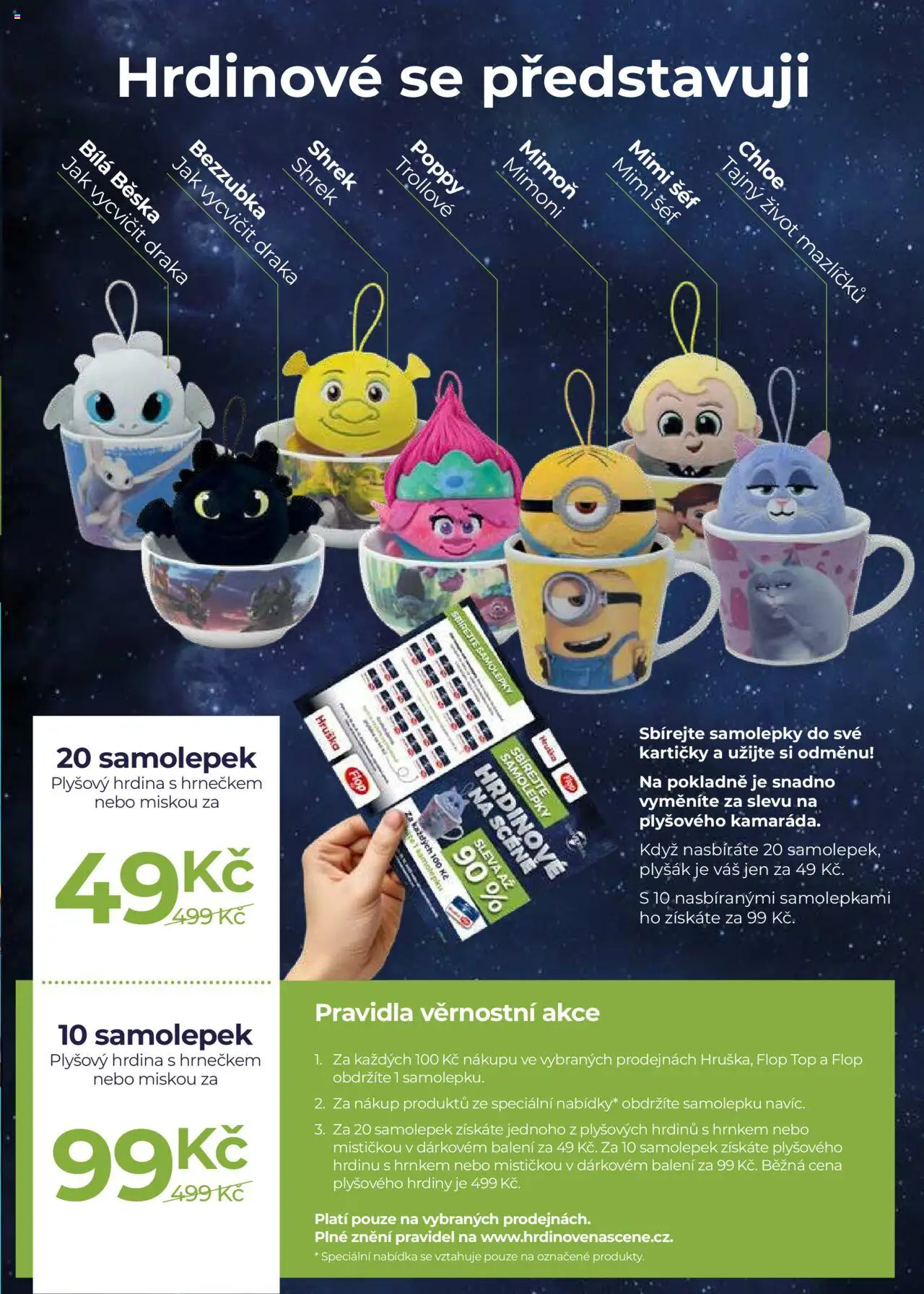 Hruška leták od 07.10.2025 | Strana: 3 | Produkty: Mimoni, Chloe, Samolepky, Plyšák