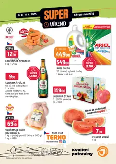 Náhled letáku Terno leták - Super víkend od 08.08.2025