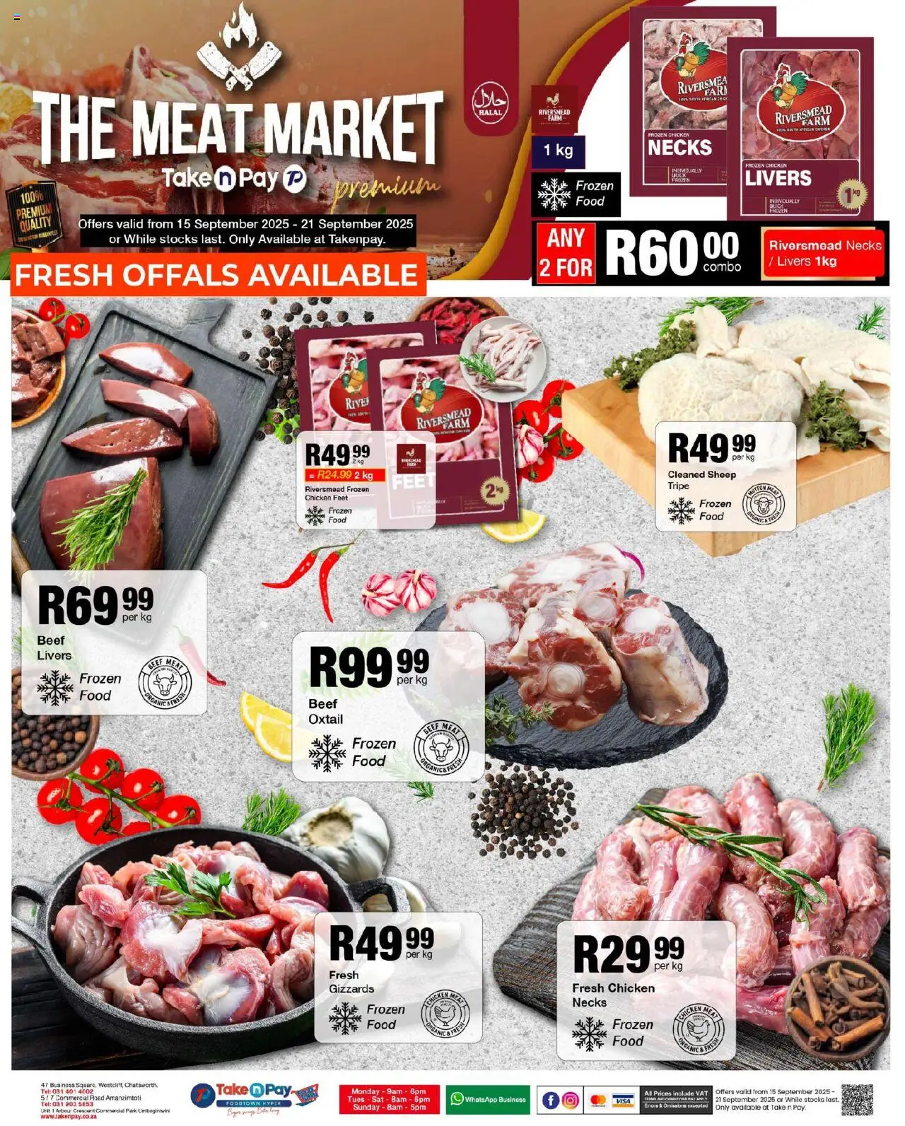 New Take n Pay catalogue – valid from 15.09.2025 | Page: 20 | Products: Chicken, Beef