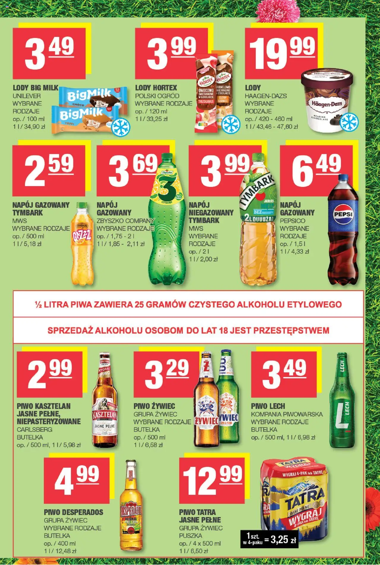 Spar Gazetka od 04.06.2025 | Strona: 7 | Produkty: Pepsi, Piwo Desperados, Piwo, Lody