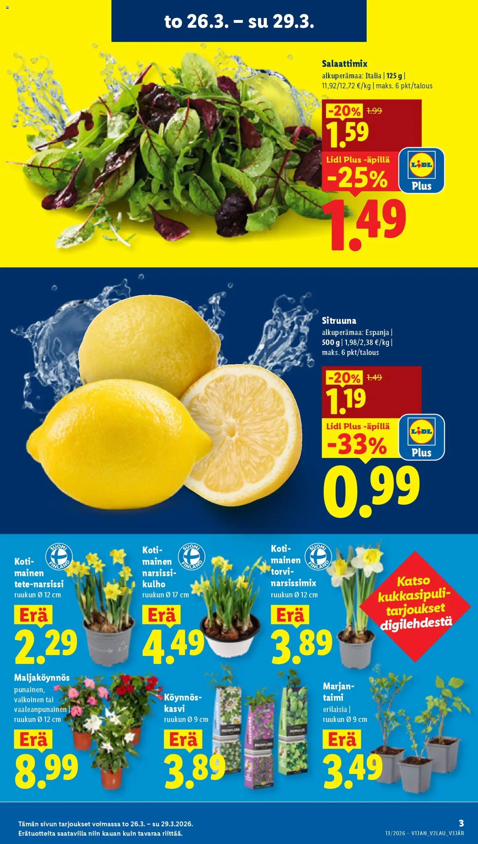 Lidl tarjoukset - Rovaniemi – voimassa 26.03.2026 alkaen | Sivu: 3