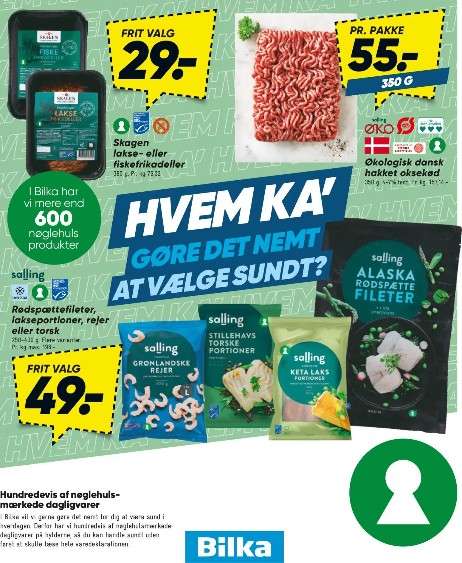 Bilka tilbudsavis – gyldig fra 31.10.2025 | Side: 40 | Produkter: Fiskefrikadeller, Frikadeller, Rejer, Torsk