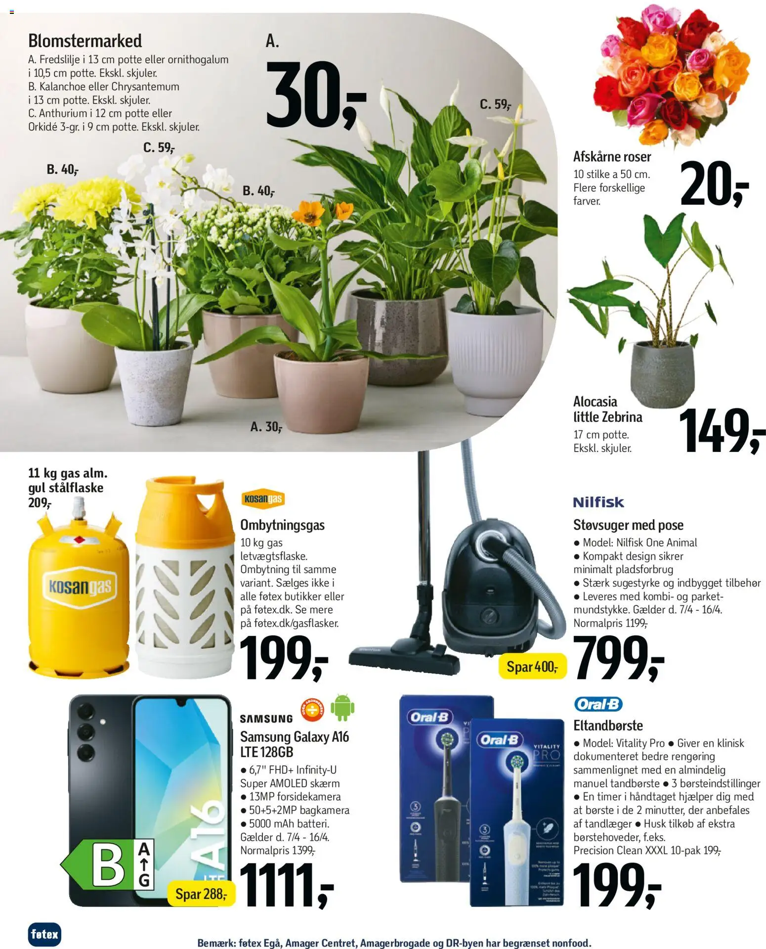 Føtex tilbudsavis – gyldig fra 07.04.2026 | Side: 46 | Produkter: Børste, Skærm, Eltandbørste, Støvsuger