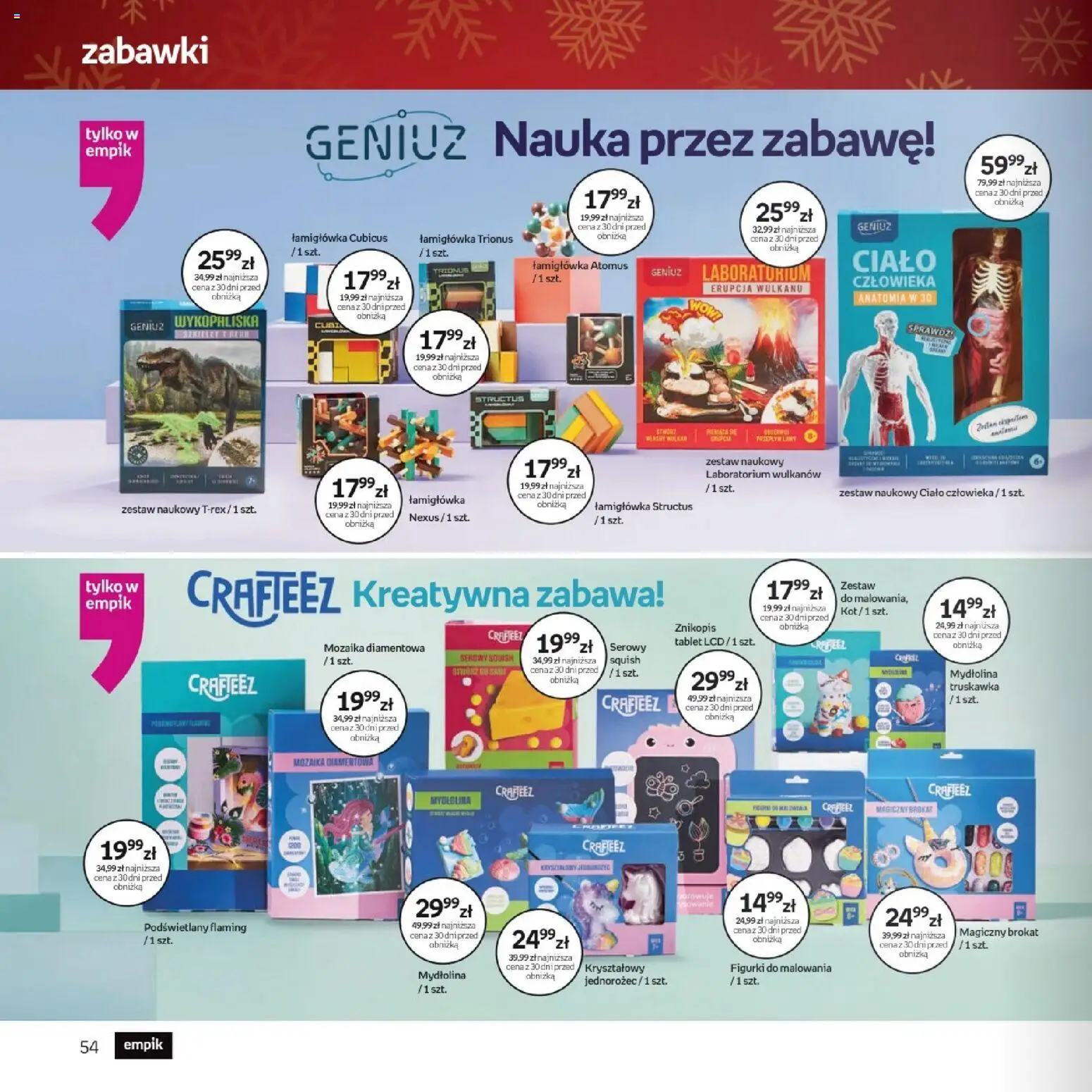 Empik promocje - Witaj w klubie znajdujących trafione prezenty dla każdego od 10.12.2025 | Strona: 54 | Produkty: Tablet, Jednorożec, Figurki