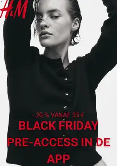 H&M - Black Friday kennisgeving - Voorbeeld van een folder van H&M, geldig van 25.11.2025
