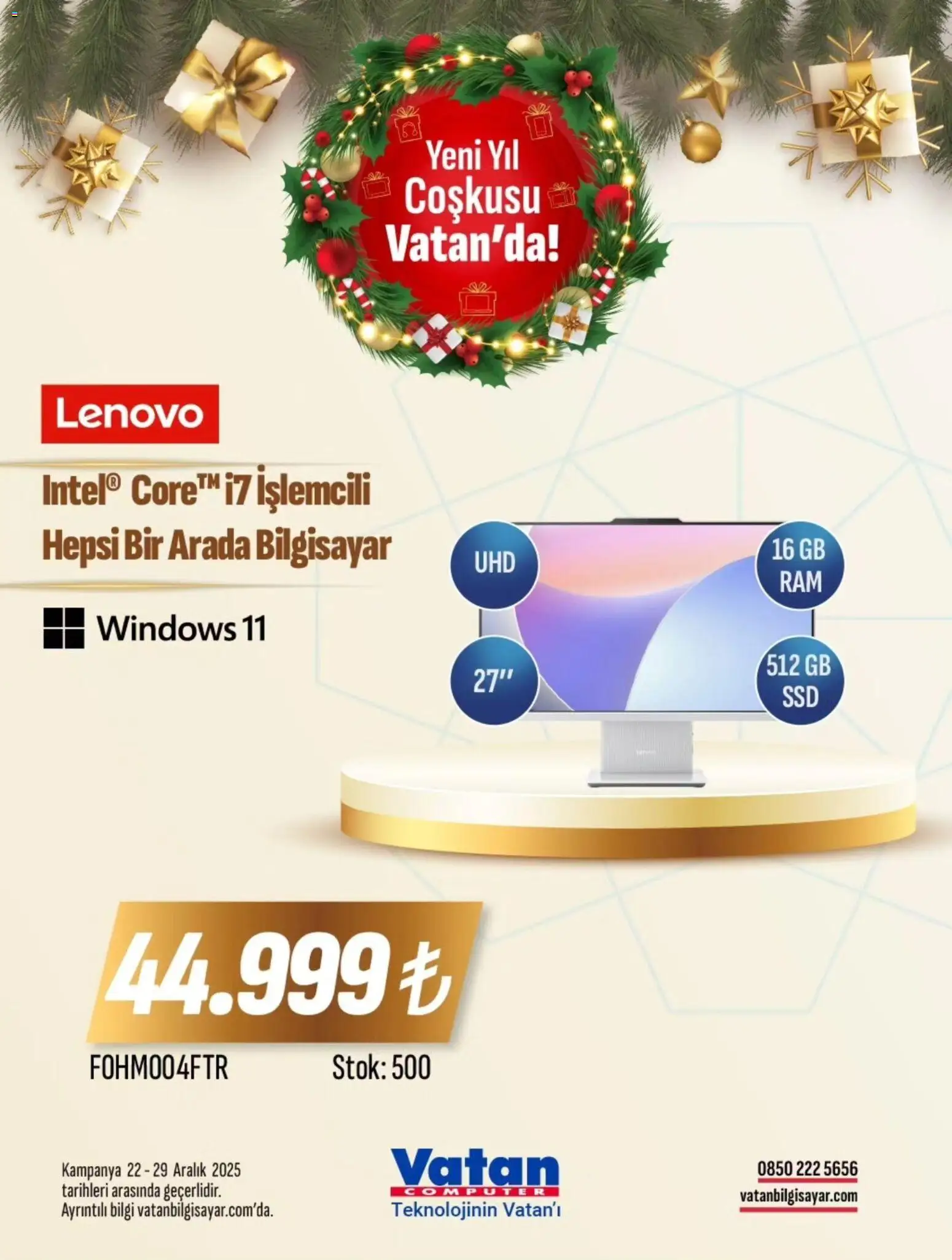 Vatan Bilgisayar İndirim - 22.12.2025 tarihinden itibaren geçerlidir | Sayfa: 13 | Ürünler: Bilgisayar
