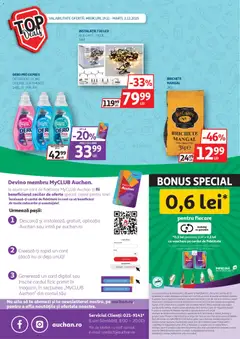 Ofertele Auchan valabile de la 19.11.2025 | Pagină: 46 | Produse: Telefon, Grill, Babak, Soğanlar