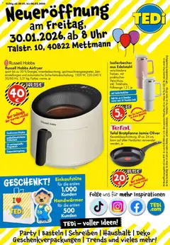 TEDi - Neueröffnung Mettmann ab 30.01.2026 gültig