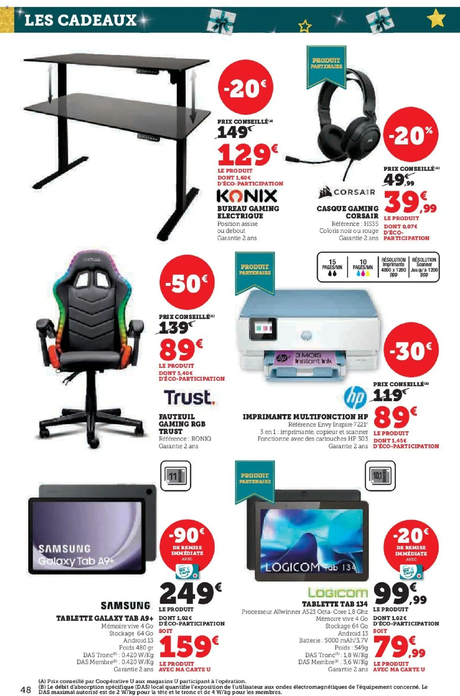 {H1} | Page: 48 | Produits: Tablette, Imprimante, Bureau, Fauteuil