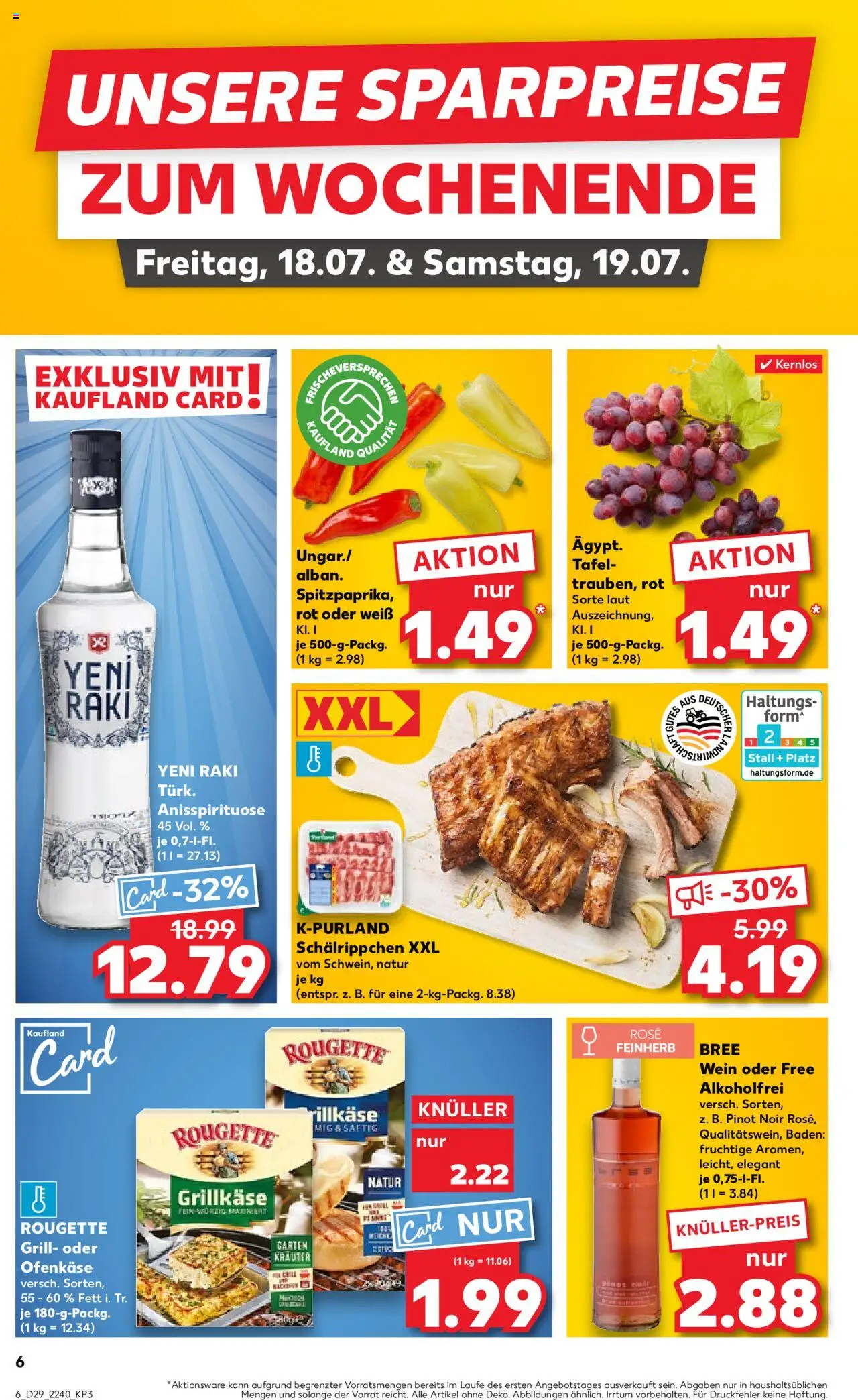 Kaufland prospekt Stuttgart	 - gültig ab dem 17.07.2025 | Seite: 6 | Produkte: Grill, Bree, Wein