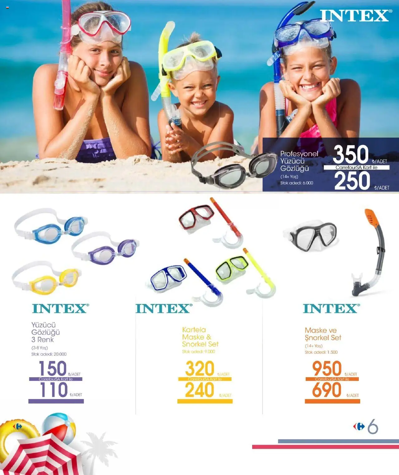 CarrefourSA - Tatil Katalogu  - 02.06.2025 tarihinden itibaren geçerlidir | Sayfa: 6 | Ürünler: Maske