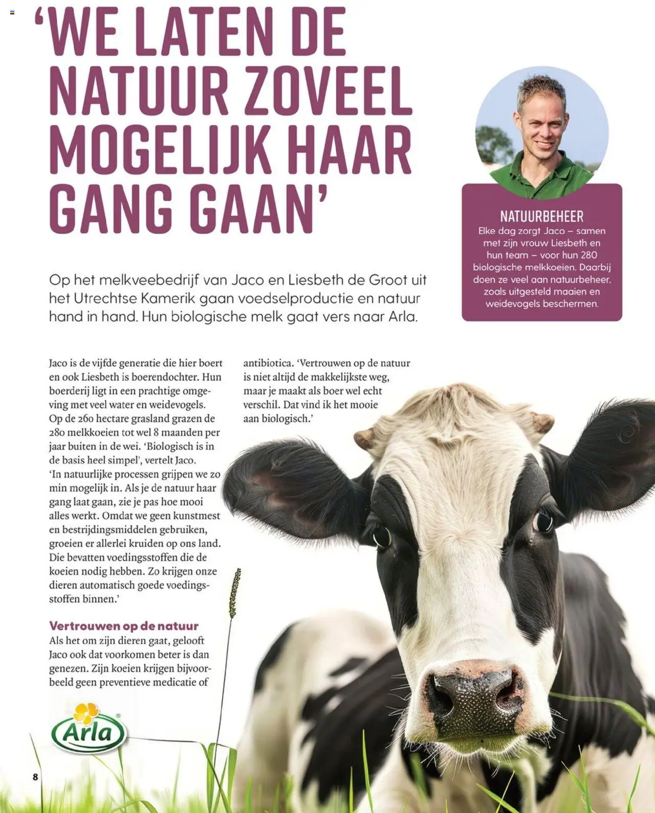 {H1} | Pagina: 8 | Producten: Melk, Kunstmest, Festék, Boerderij