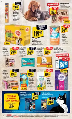 Albert leták - Hypermarket od 09.07.2025 | Strana: 33 | Produkty: Felix, Granule pro psy, Kapsičky pro kočky, Konzervy pro kočky