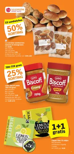 Lotus Biscoff pasta, 700-729 gram, Alle varianten, Bijv. creamy, Pot 720 gram - Voorbeeld van een folder van Albert Heijn, geldig van 02.02.2026 | Pagina: 9