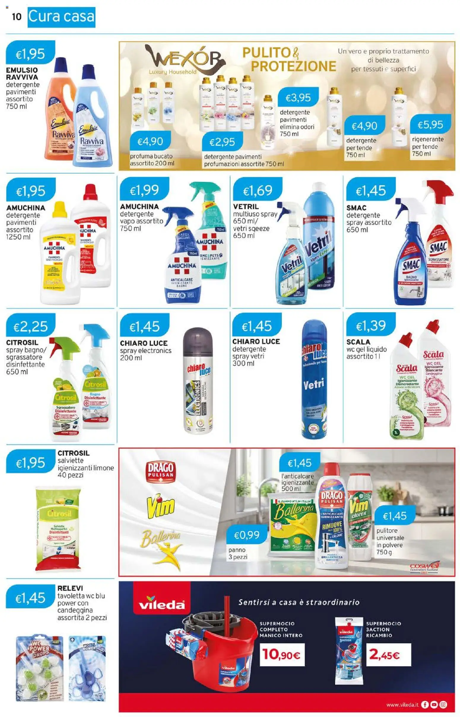 Volantino Sirene Blu del 01.04.2026 | Pagina: 10 | Prodotti: Tavoletta wc, Anticalcare, Sgrassatore, WC