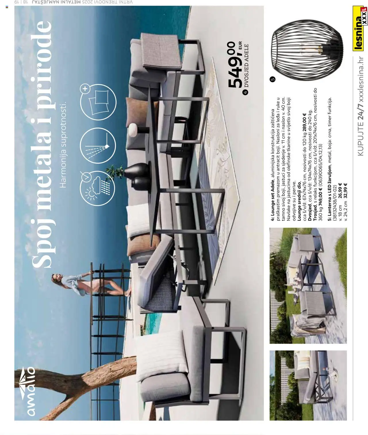 Lesnina katalog | vrijedi od 25.02.2025 | Stranica: 19 | Proizvodi: Dvosjed
