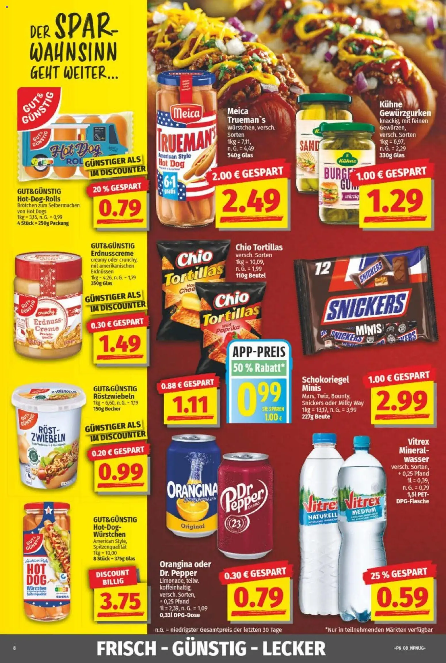 NP Discount Prospekt – gültig ab 02.02.2026 | Seite: 8 | Produkte: Creme, Meica, Zwiebeln, Wasser