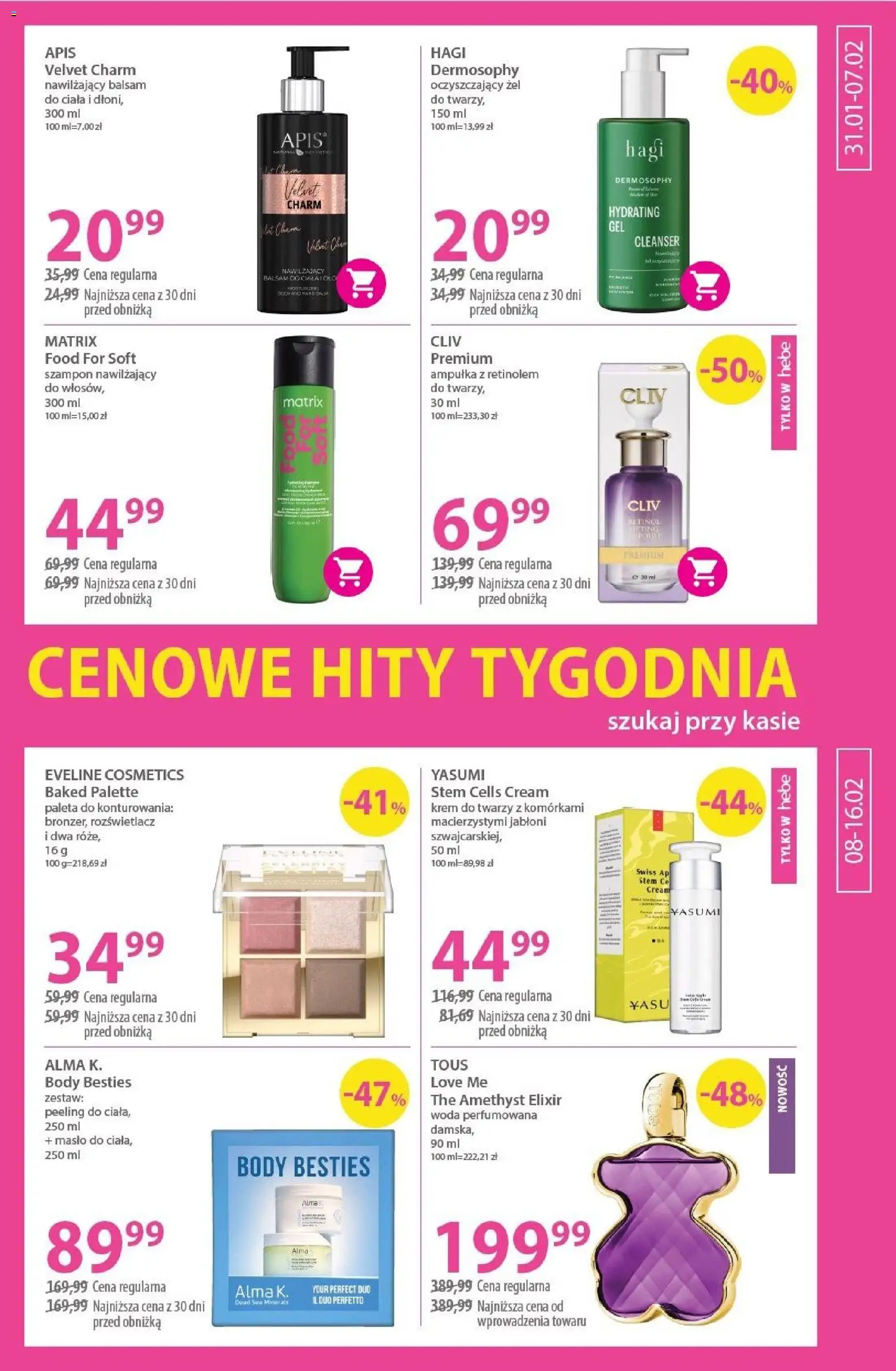 Hebe Gazetka od 31.01.2026 | Strona: 13 | Produkty: Masło, Rozświetlacz, Szampon, Body