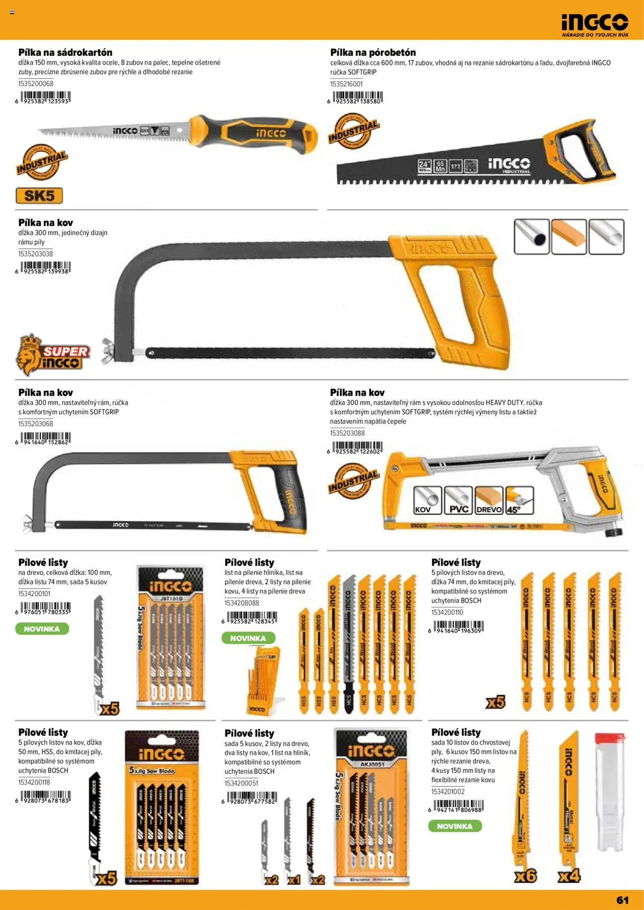 Nové Kinekus akcie – leták je platný od 28.04.2025 | Strana: 61 | Produkty: Rám, Náradie, Bosch
