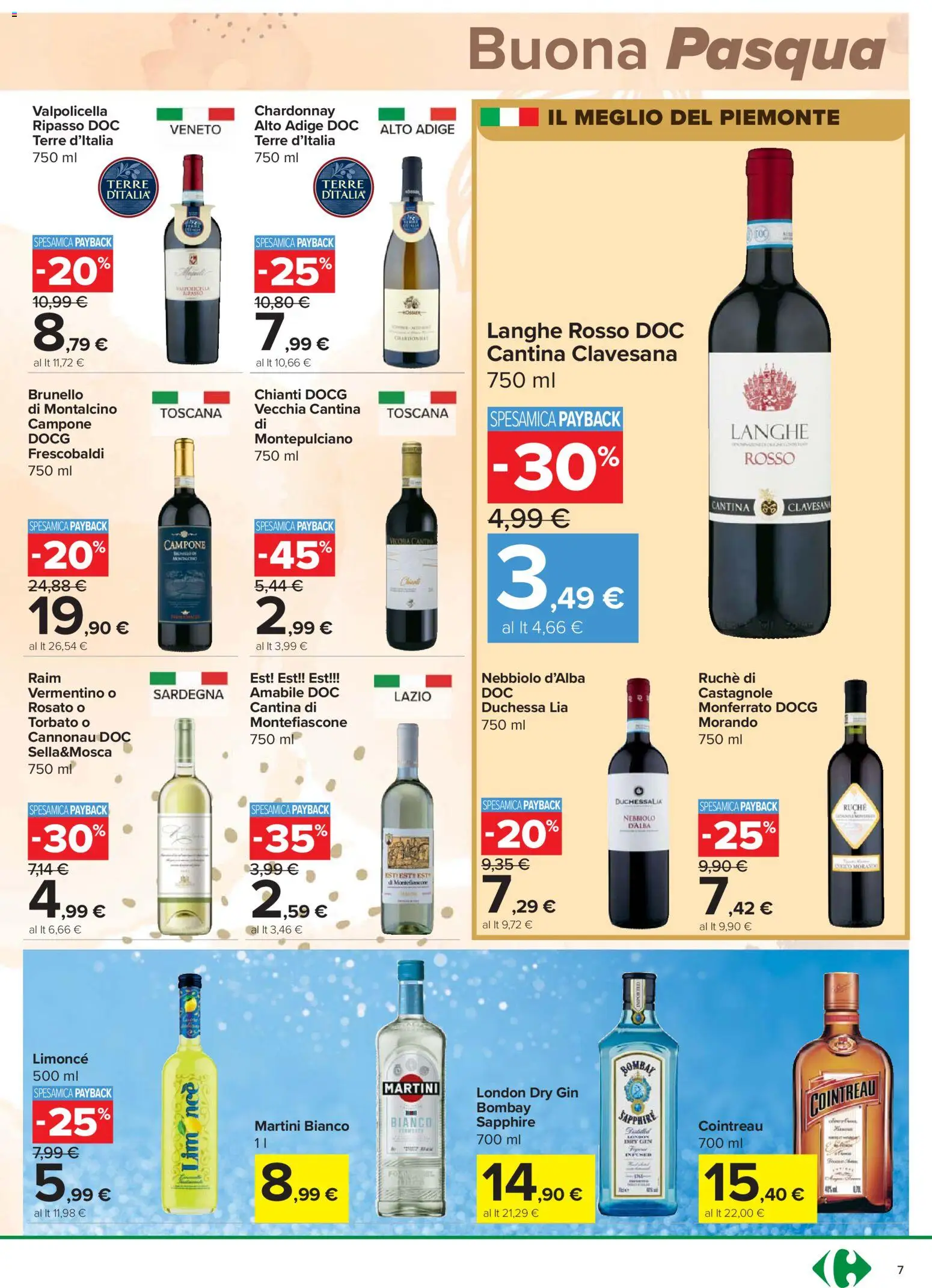 Volantino Carrefour del 24.03.2026 | Pagina: 7 | Prodotti: Gin