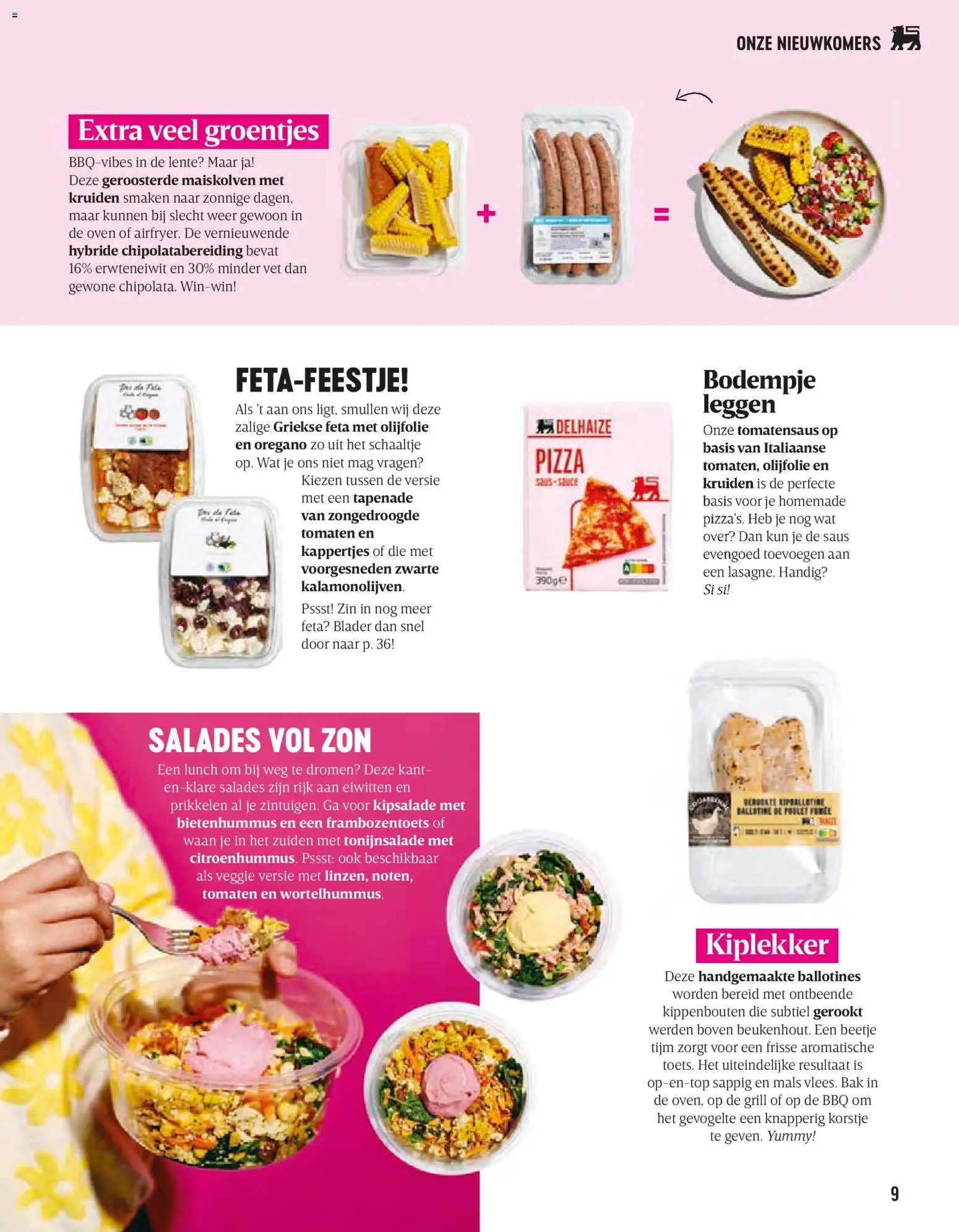 {H1} | Pagina: 9 | Producten: Pizza, Olijfolie, Salades, Grill