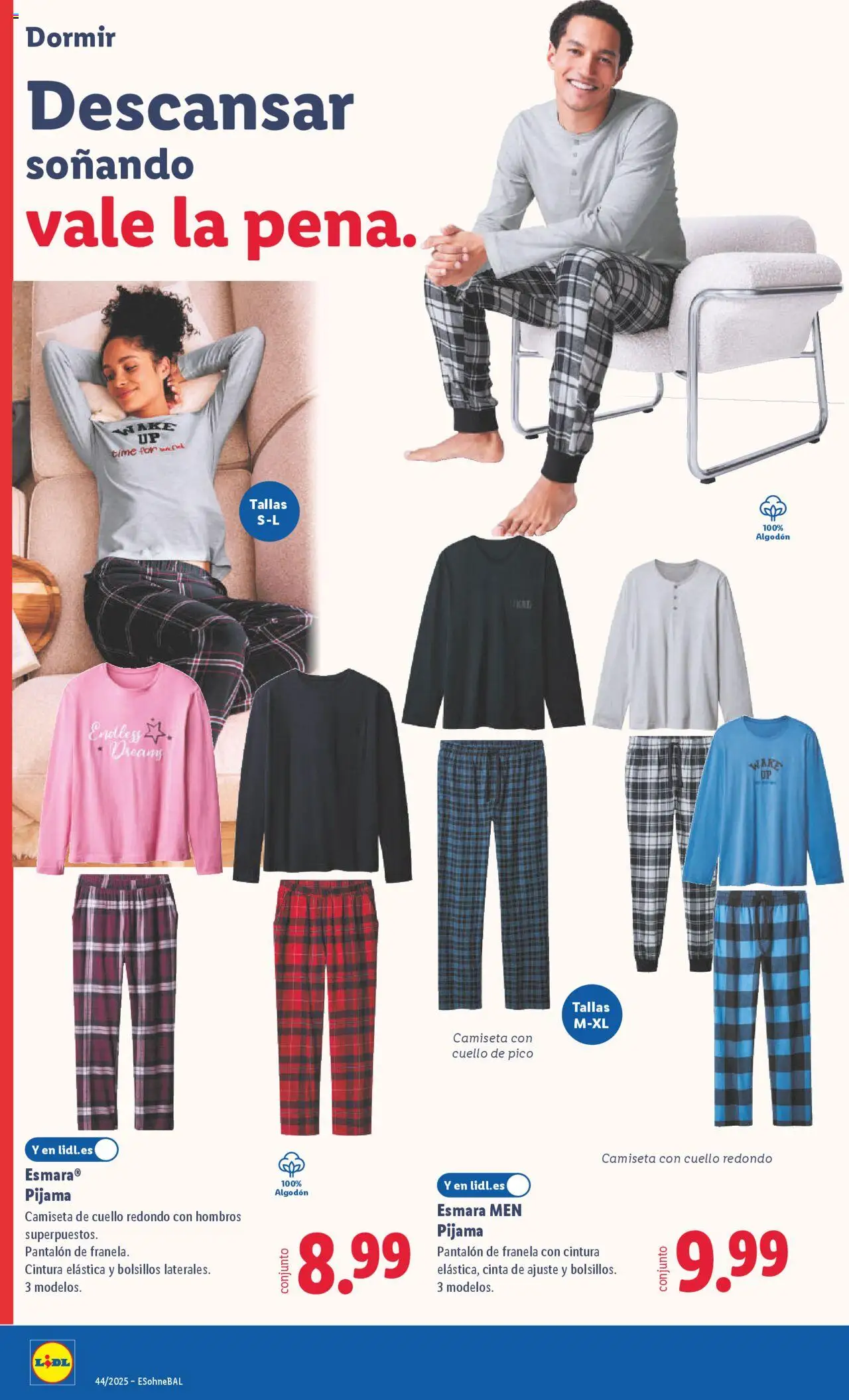 Lidl catálogo de bazar VAL │ válido desde el 27.10.2025 | Página: 10 | Productos: Pijama