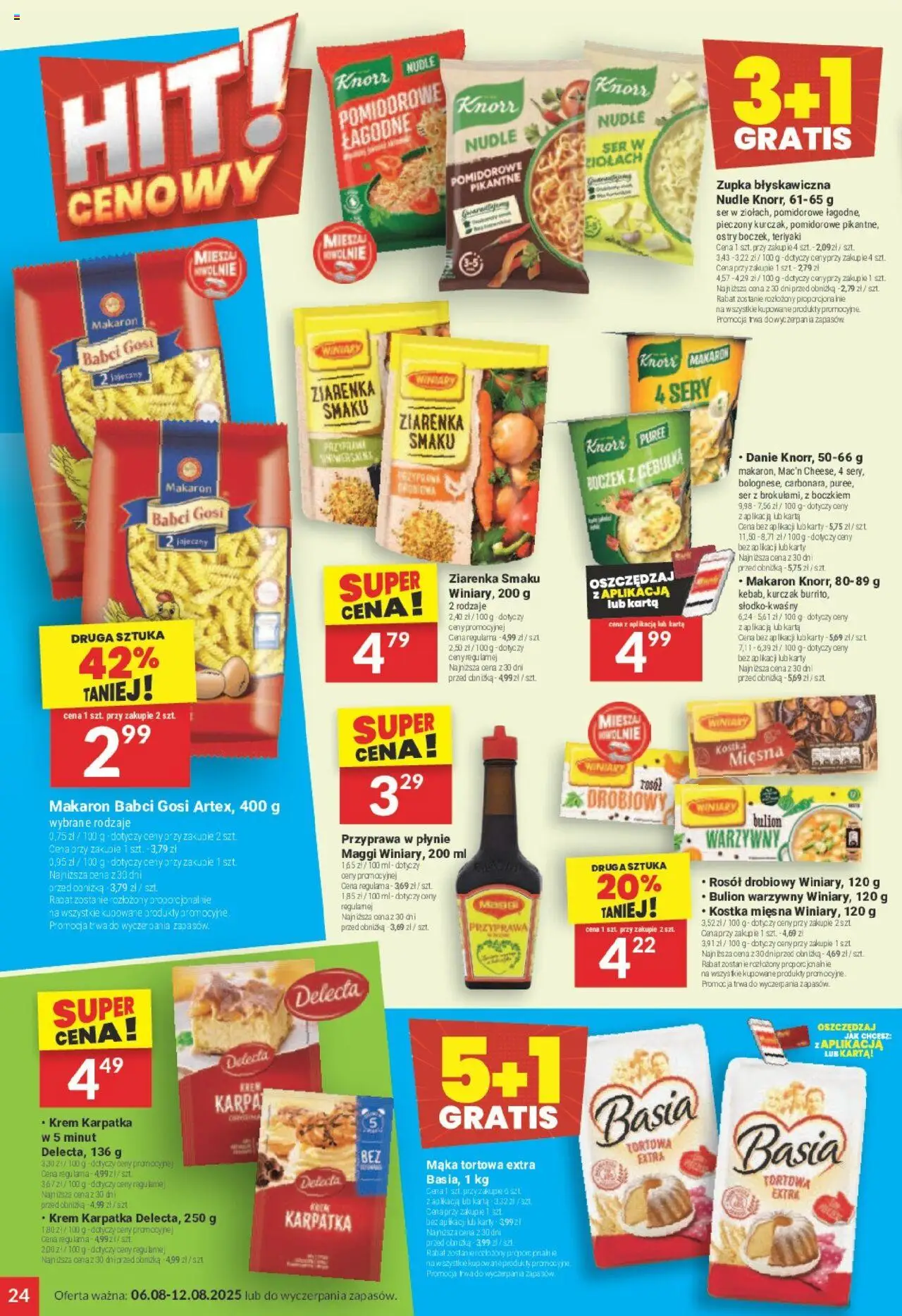 Twój Market Gazetka od 06.08.2025 | Strona: 24 | Produkty: Bulion warzywny, Sery, Ser, Krem