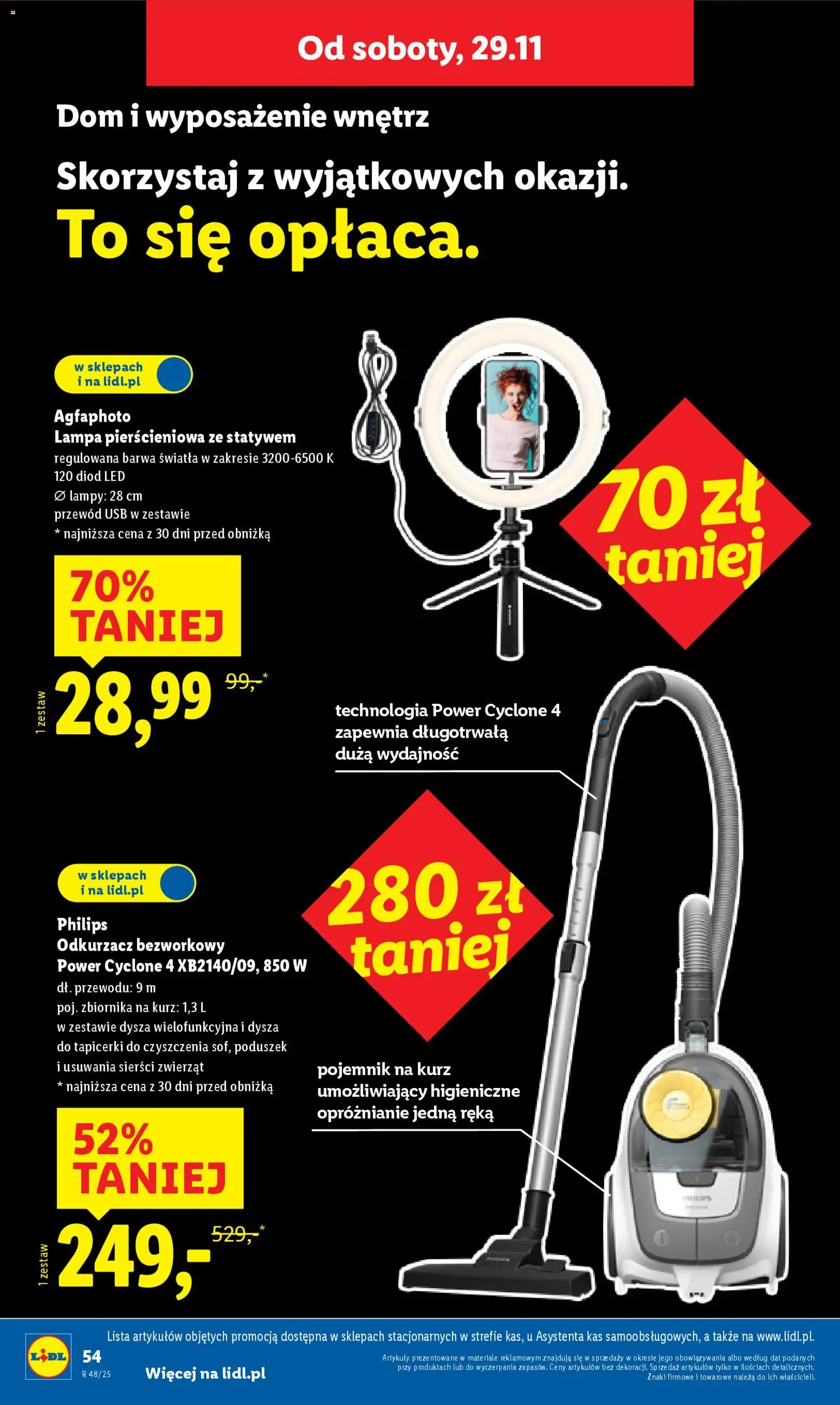 Lidl Black Friday od 24.11.2025 | Strona: 58 | Produkty: USB, Odkurzacz, Cleaner, Lampa