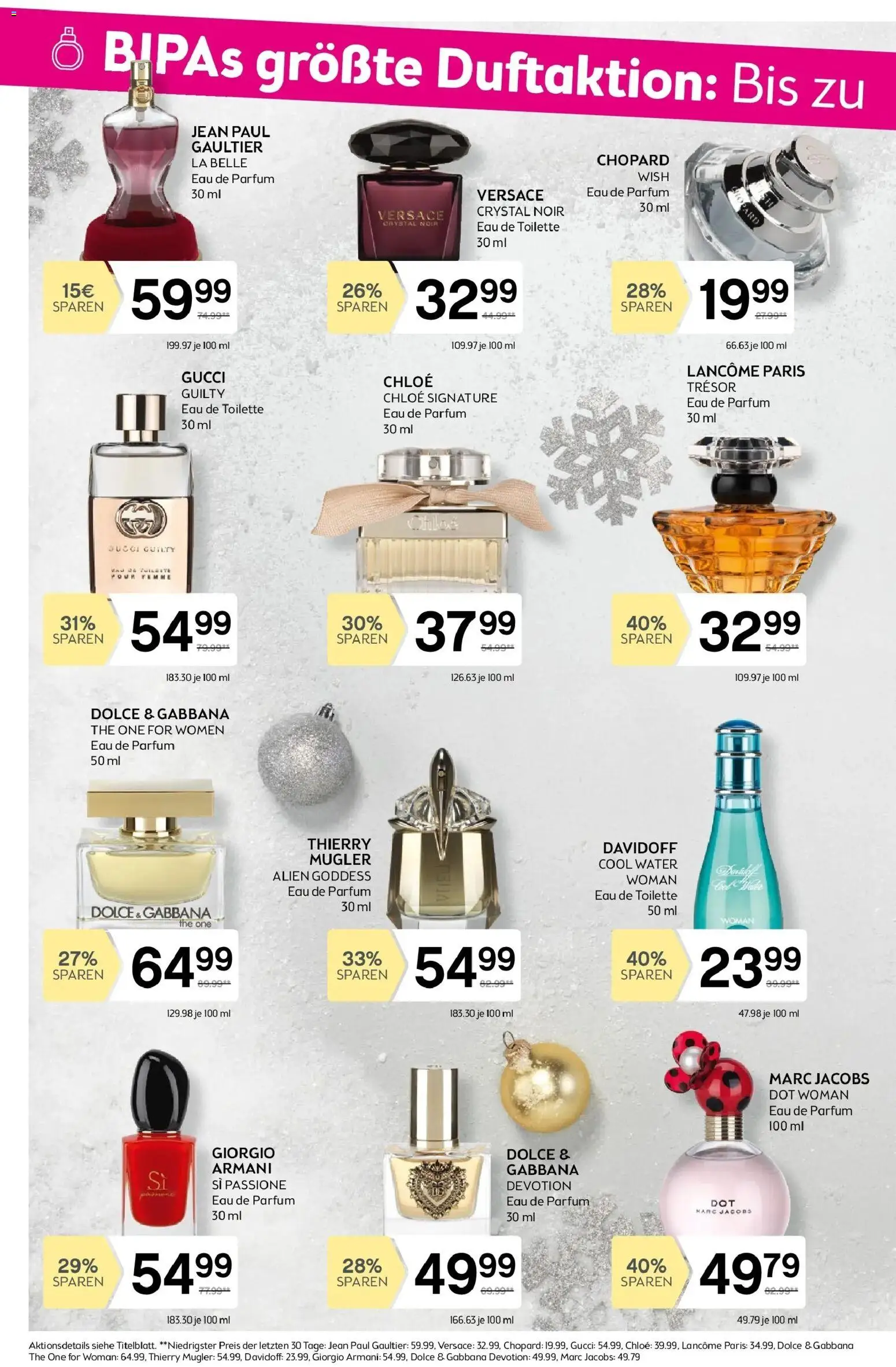 Bipa - BIPA: Flugblatt - gültig bis-07.01.2026 gültig ab 17.12.2025 | Seite: 4 | Produkte: Toilette, Parfüm, Eau de Toilette