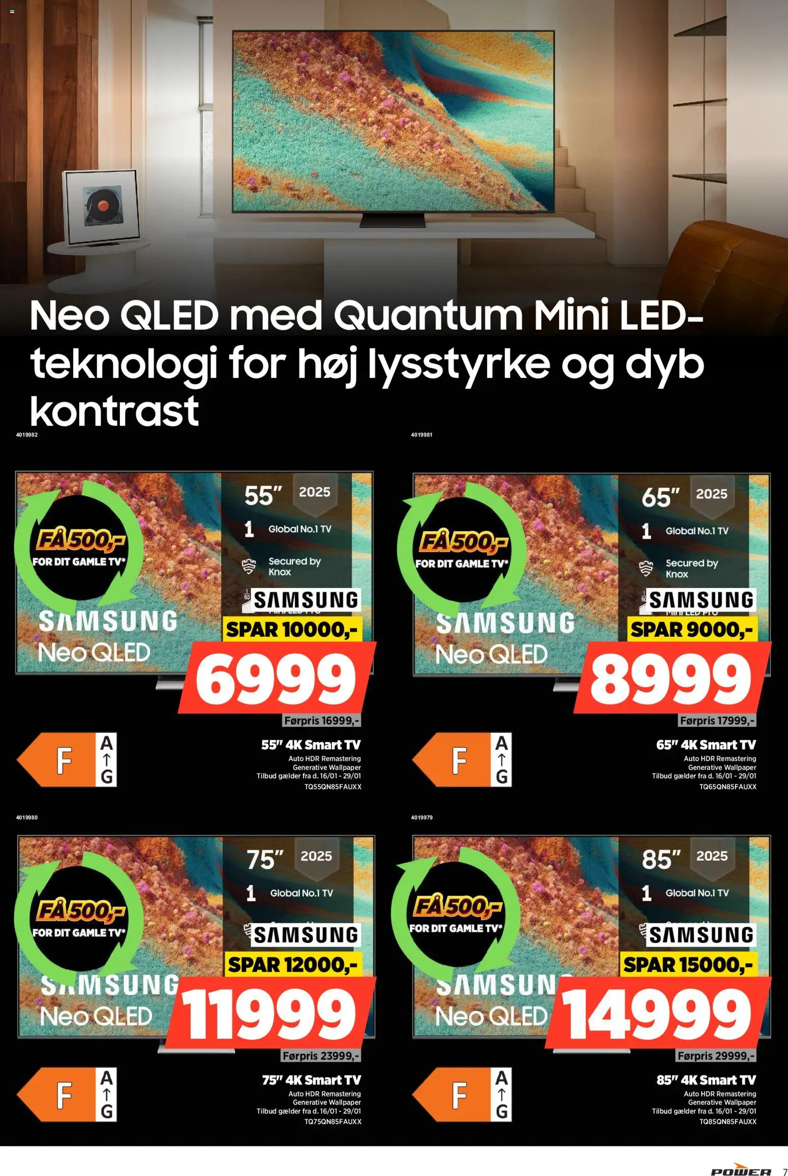 Power tilbudsavis – gyldig fra 16.01.2026 | Side: 7 | Produkter: Smart TV, TV