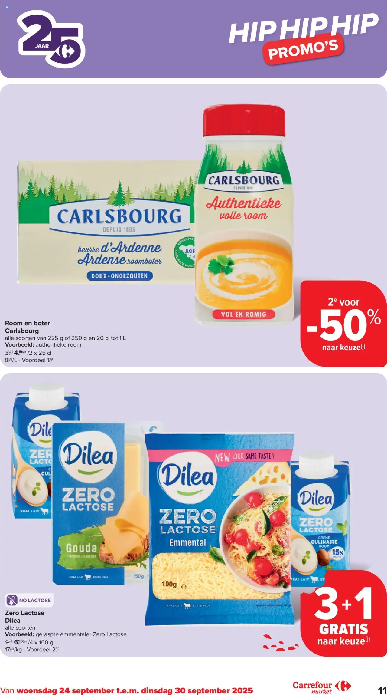  | Pagina: 11 | Producten: Room, Roomboter, Melk, Boter