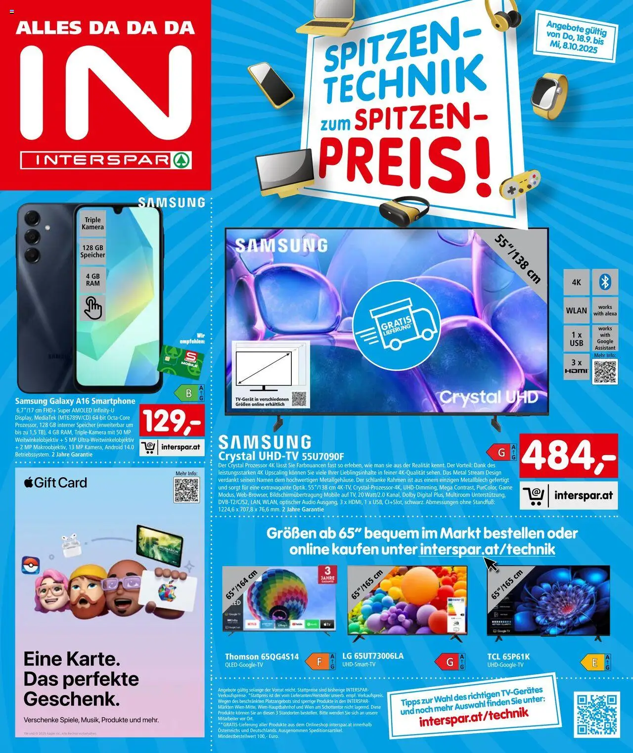Interspar Herbst Technik gültig ab 18.09.2025 | Seite: 1