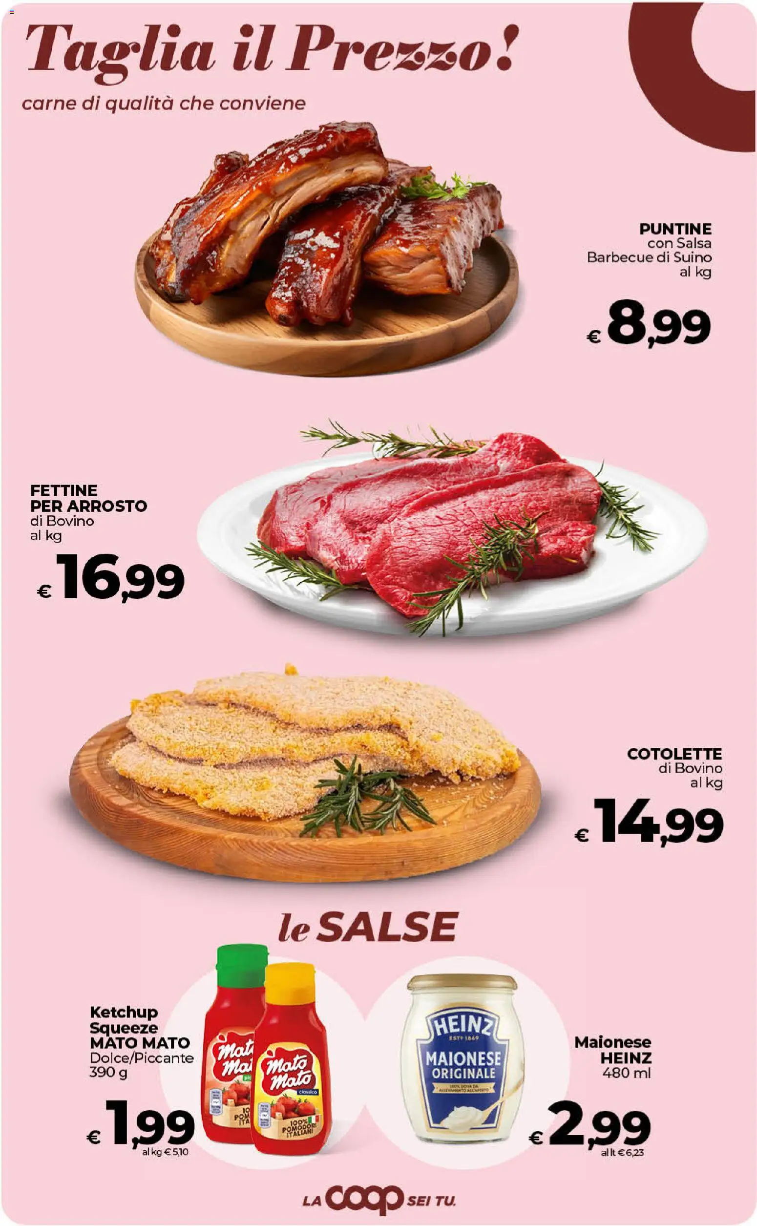 Volantino Ipercoop del 17.04.2026 | Pagina: 16 | Prodotti: Maionese, Barbecue, Pomodori, Salsa barbecue