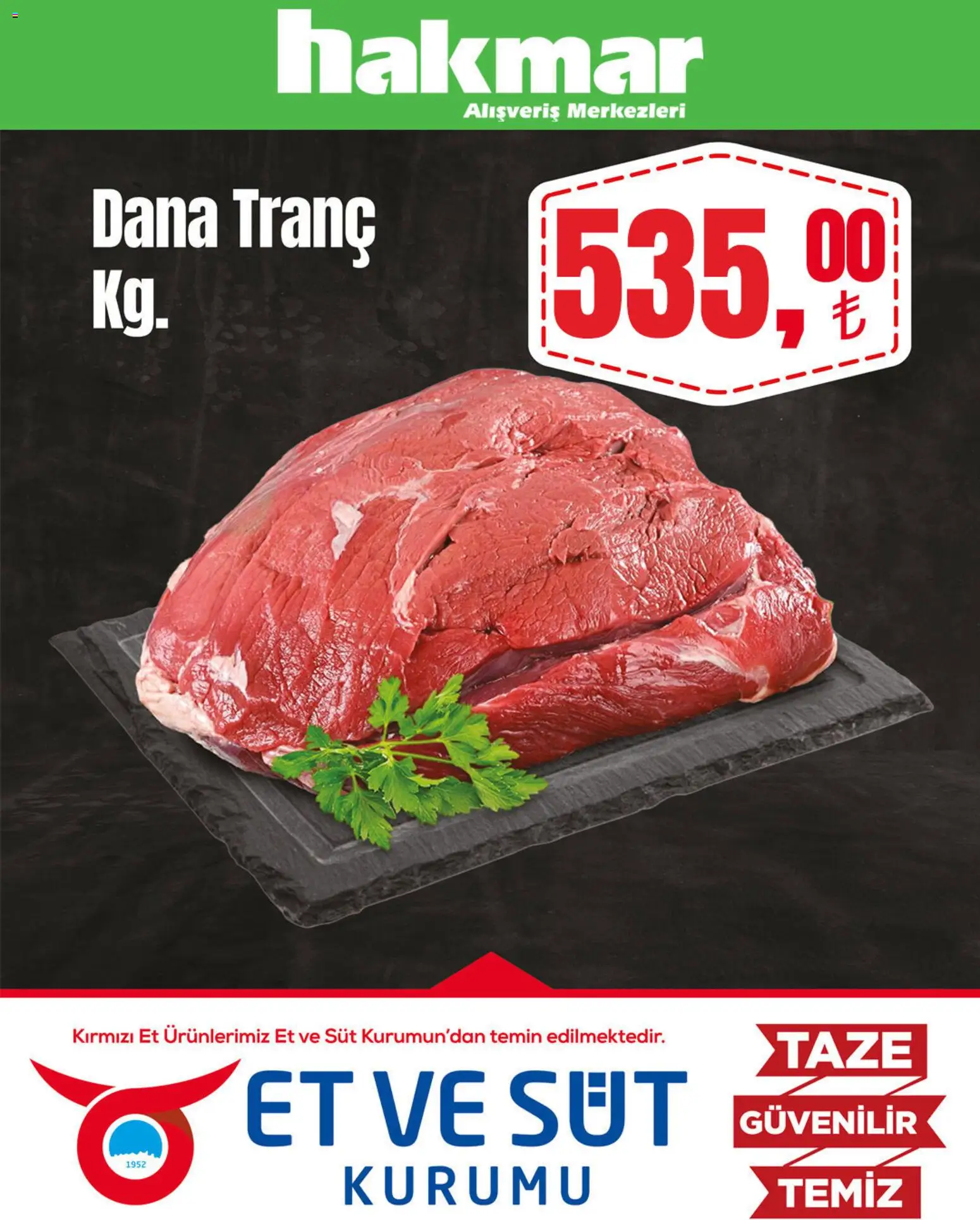 Hakmar Kasap - 19.01.2026 tarihinden itibaren geçerlidir | Sayfa: 1 | Ürünler: Süt