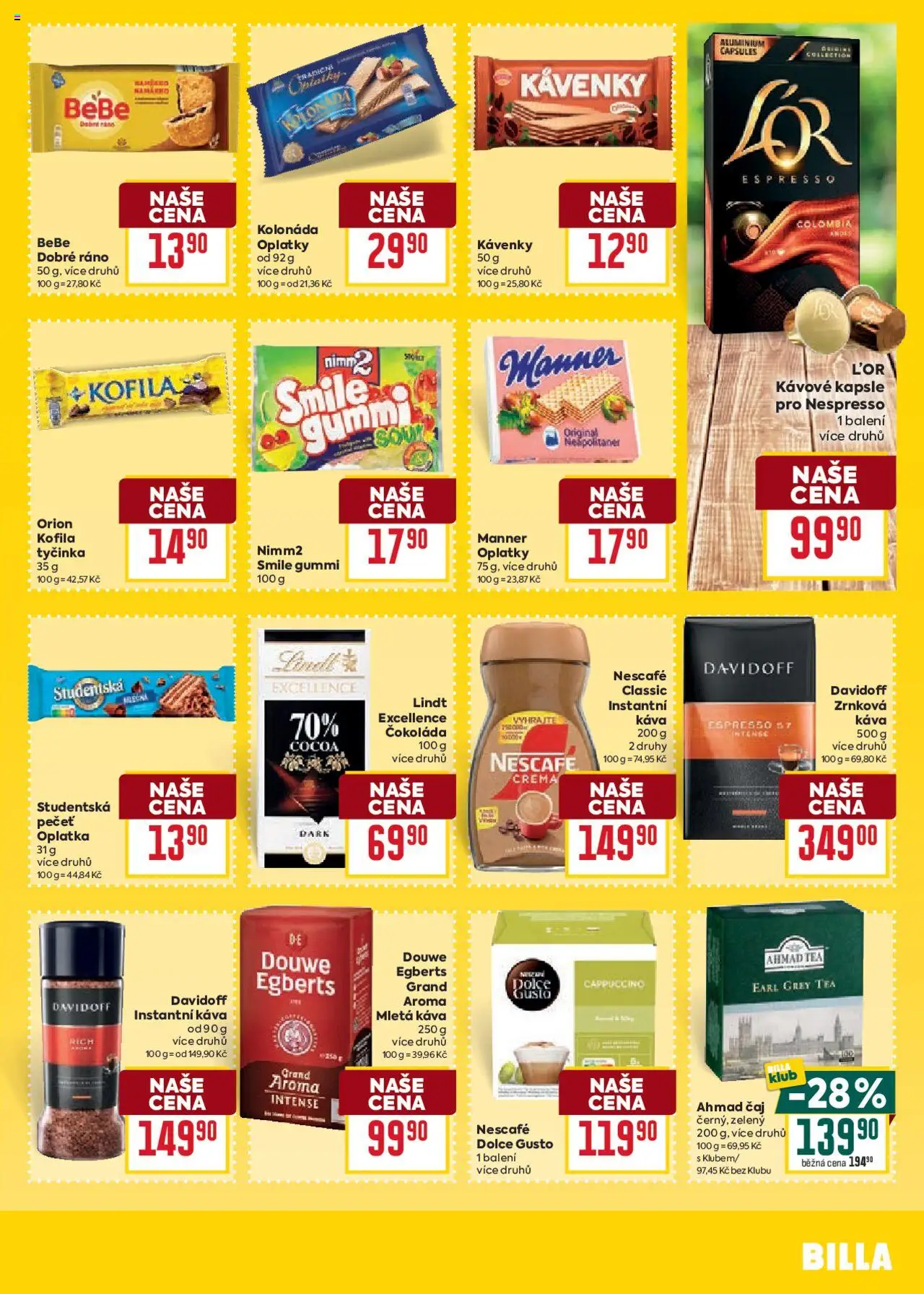 Billa Velký leták od 02.07.2025 | Strana: 21 | Produkty: Kapsle, Douwe Egberts, Kofila, Mletá káva