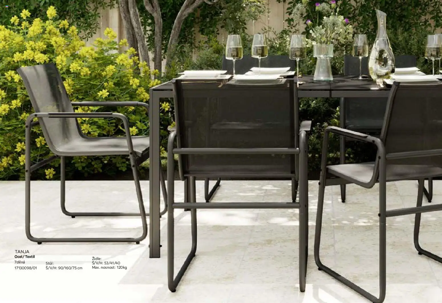 Möbelix leták - Zahradní nábytek od 01.03.2026 | Strana: 22 | Produkty: Stůl, Židle