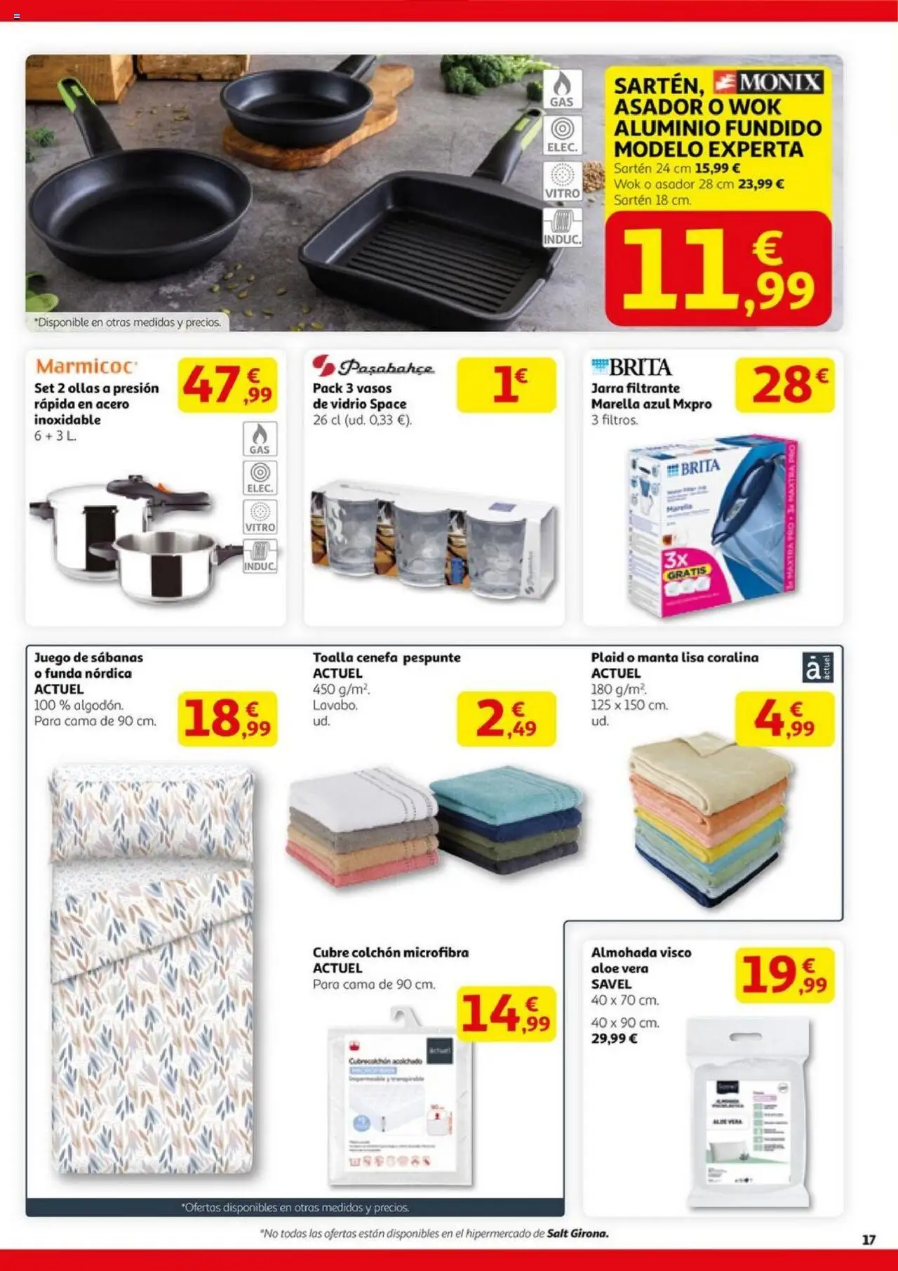 Alcampo - HP Nacional  │ válido desde el 11.09.2025 | Página: 17 | Productos: Juego de sábanas, Manta, Funda, Cama