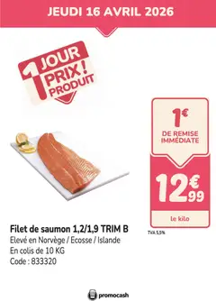 Promocash - Prévisualisation de Promocash PROMO saumon valide à partir de 16.04.2026
